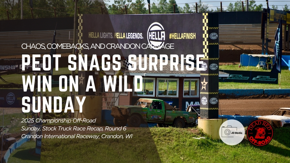 Chaos at Crandon. Brian Peot wins again.