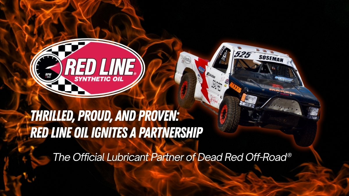 Partnership Announcement between Red Line Oil and Dead Red Off-Road